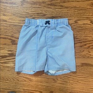 Boys Blue Gingham Swimsuit